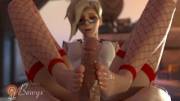 Mercy Nursey Footjob (Bewyx)