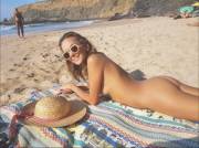 Clover Nude On Beach Public