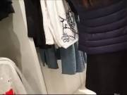 Doing Half-Sis In The Store's Dressing Room