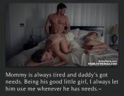 Daddy Gets Needy And Uses His Little Girl