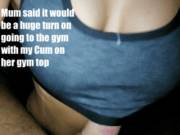 Next Time She Wants It All Over Her Top That She Go's To Work In.