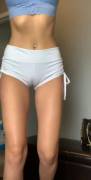 Peel These Tiny White Shorts Off For Me?