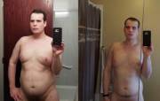 M 34/6'0/207 Lb, Six Months Progress. Still A Very Long Way To Go.