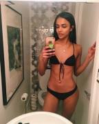 Skinny Bathroom Selfie