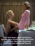Dinner With Her Boss Made It Very Clear [Boss][Sexual Favor]