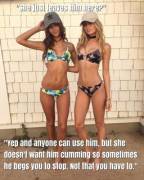 Tied Up At The Beach. [Femdom]