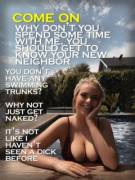 Your New Neighbor [Pool, Cfnm]