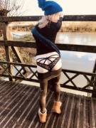 Petite And 5' Tall And 90Lbs, And I Love Showing Off My Cute Butt In Public.