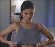 Veronica Zemanova Teasing With Her Top