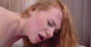 Lucky Guy Unloads Inside A Ginger Teen