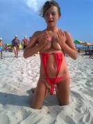 Top Down At The Beach