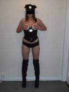 Topless Police Officer In Boots - What More Do You Need [F] [Img]