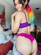 Colorful Undies And Colorful Hair Caw Caw