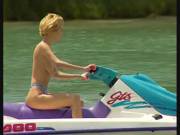 Hard Dp For Beautiful Greta On The Riverbank