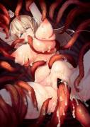 Tentacle Deep Inside Her (瑠璃ららこ)