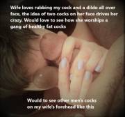 My Wife Loves Cocks, She Wants To Have Multiple Cocks Rubbing And Slapping On Her ...