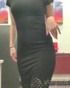 Black Dress &Amp;Amp;Amp; Sheer Stockings 
