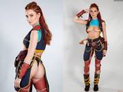 Horizon Dawn, Aloy Cosplay By Lacy Lennon
