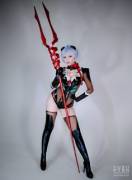 Yuzupyon As Rei Ayanami - Self Made Lance Of Longinus [Self]