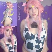[Oc] Pastel Dreamy Cow Girl (Hellokerryberry)