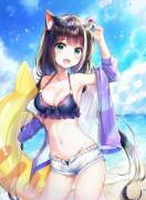 Kyaru Spending Some Time At The Beach [Princess Connect]