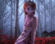 Anna Waiting For Elsa In Their Forest Fuck Spot. (Oc)