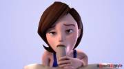 Helen Parr Blowjob (Cosmicnoctis)