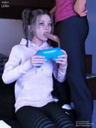 Melanie Just Wants To Game But Her Boyfriend Doesn't. [Worldofleah]