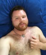 Ginger Bear Here Ready For My Nap