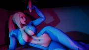 Samus Aran Handjob (Metroid) [Winterssfm]