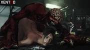 Claire Gets Pounded By A Licker (Xentho, Audio By Evilaudio) [Resident Evil]