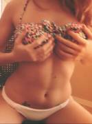 Teasing And Showing Her Deckers