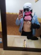 Sneaking Away For A Picture Between Runs 