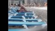 Naughty Couple Caught Fucking At The Beach