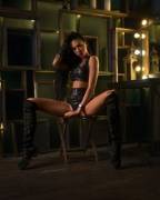 Minnie Mouse In Leather