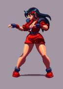 Blaze Idle Animation (Dboy) [Streets Of Rage]