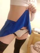 A Cheeky Bulge Under My Skirt