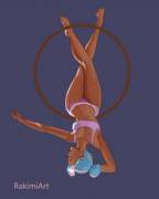 Gymnast Qiyana Pinup