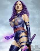 Seductive Psylocke (Armando Huerta) [X-Men, Marvel]