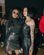 Kehlani And Girlfriend Looking Good In Leather
