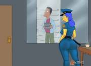 Marge Simpson Profiles Carl Carlson (Sixether) [The Simpsons]