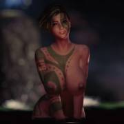 Relaxing Time In The Pond After Adventuring All Day