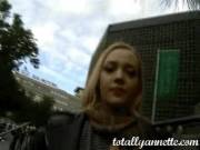 Annette Flashes Her Perfect Boobs In Public