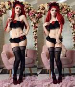 Do You Like Goth Neko Girls? Because This Is How My New Oc Looks Like :D ~ By Evenink_Cosplay