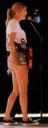 Taylor Swift Wearing Short Shorts &Amp;Amp;Amp; Chucks