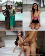 Punjabi Takes A Big Cock Hard