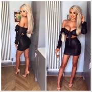 This Chav's Boobs Could Pop Out At Any Second!