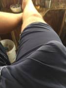 My Favorite Thing About Working On The Beach Are The Boardshorts ;) [X-Post /R/Bulges]