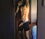 Semi Boner. Would You Bros Help To Grow A Full One? Kik: Imthekitcat