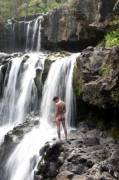 Just My Ass. At A Gorgeous Waterfall In Hawaii.